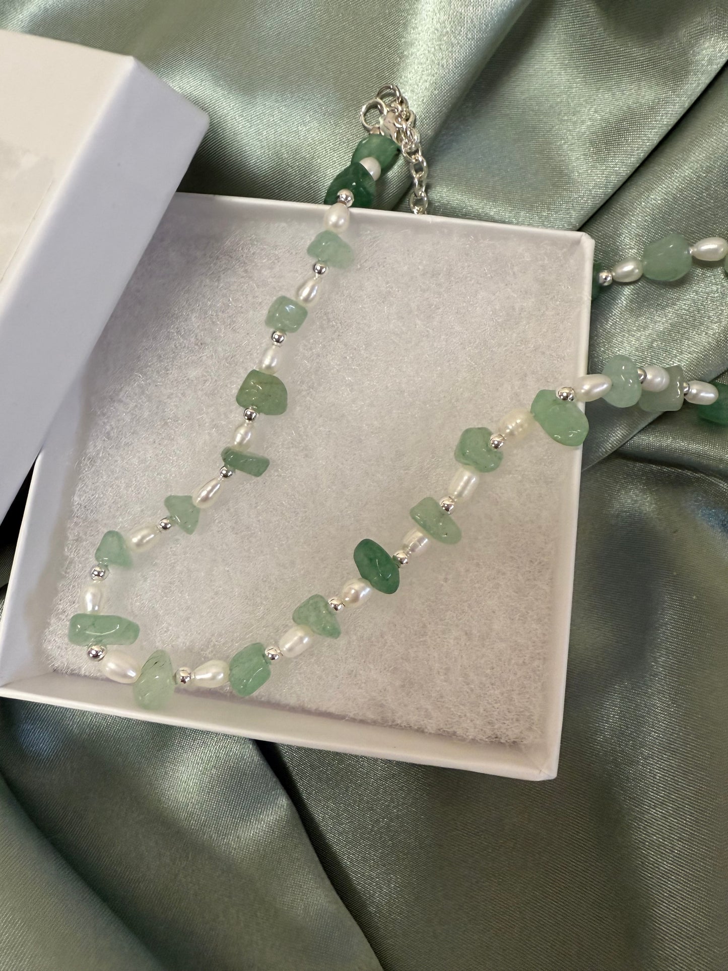 Necklace “ Green Aventurine”