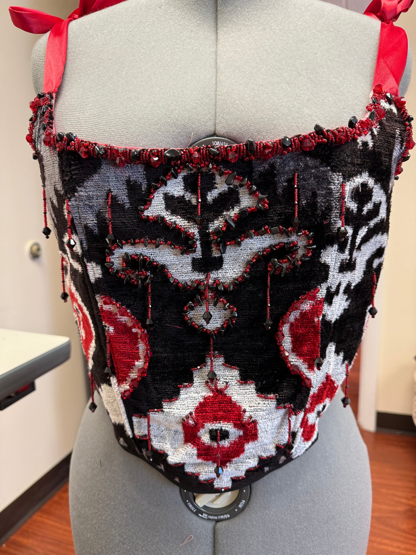 Red Angel Corset top