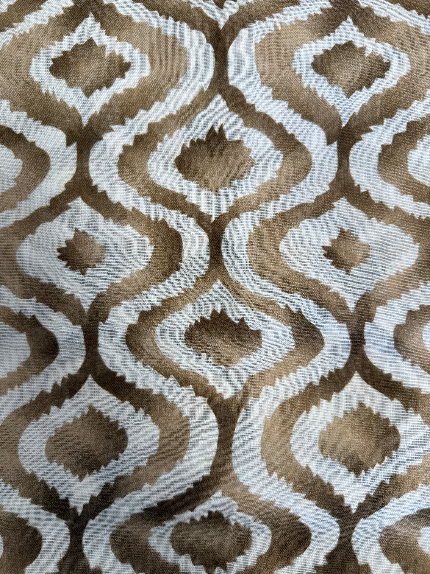 Geometric print modal scarf