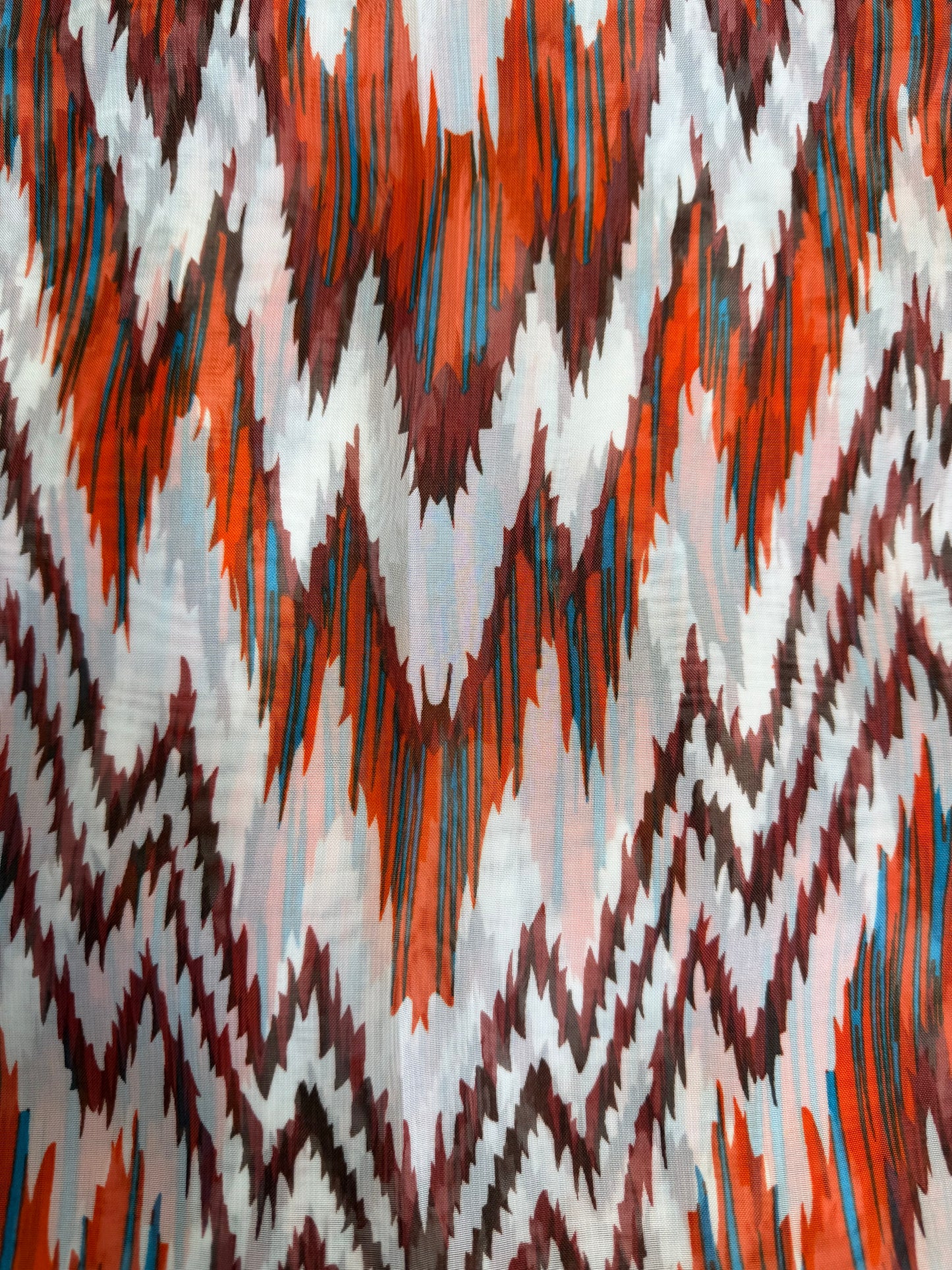 Atlas ( Ikat) printed scarf