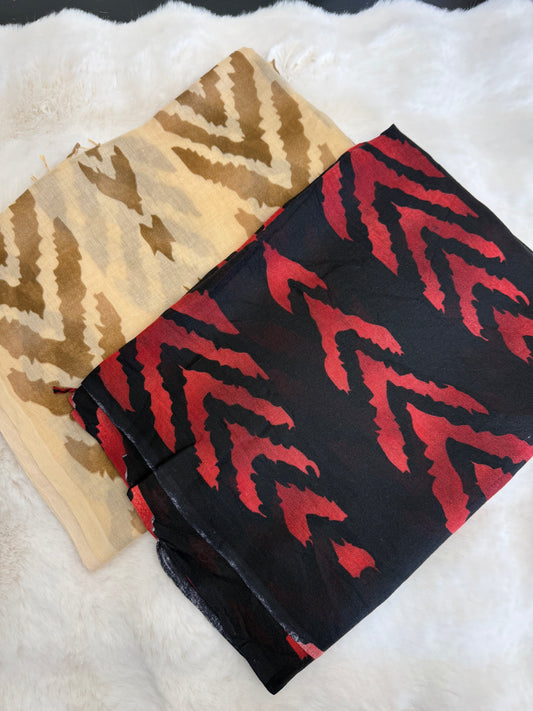 Ikat Printed Modal Scarf