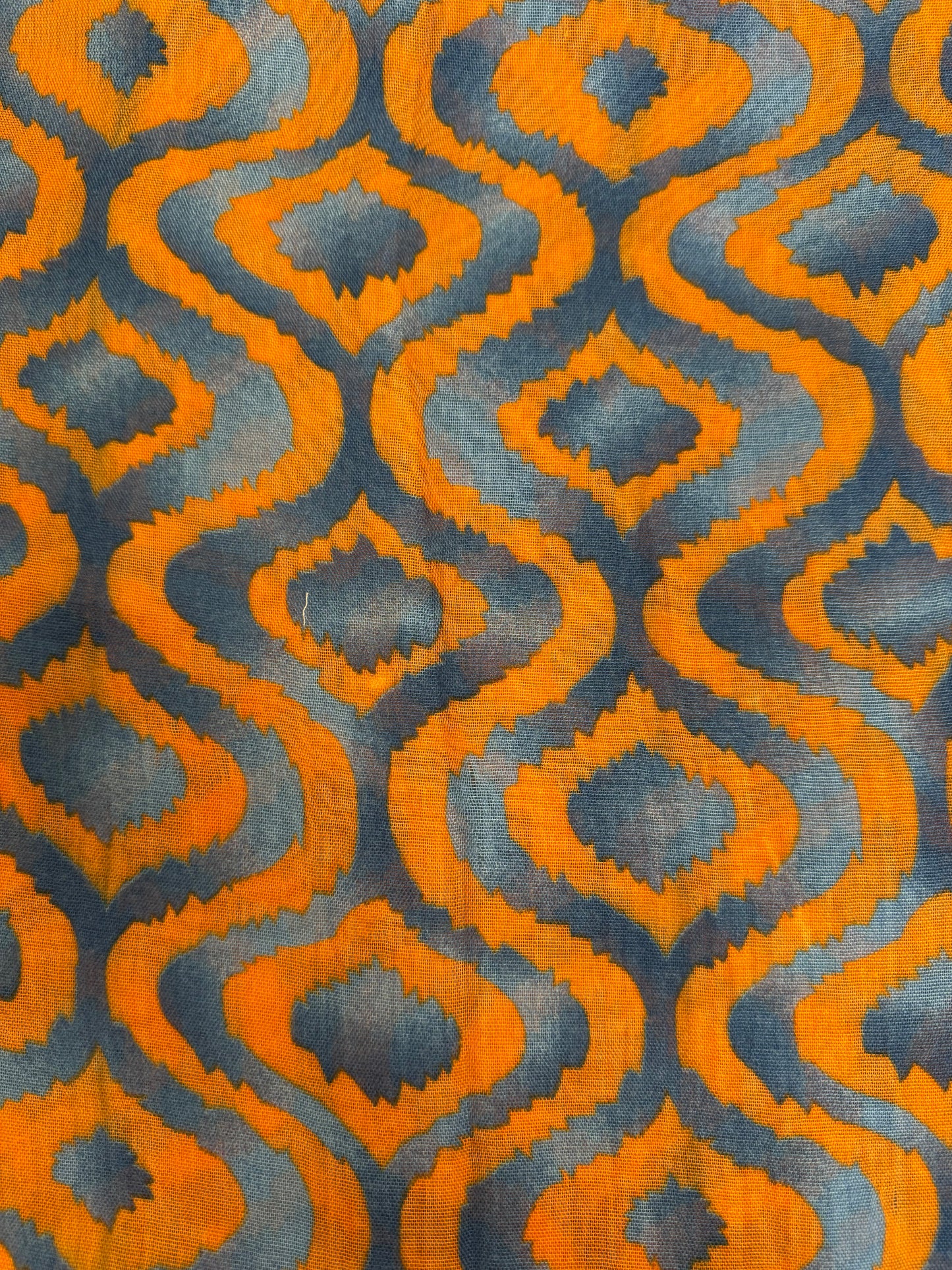 Geometric print modal scarf