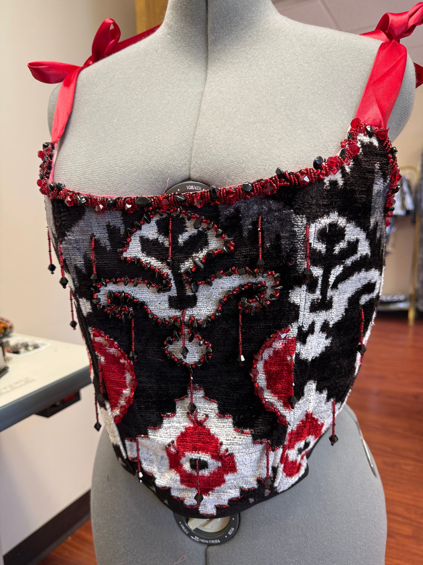 Red Angel Corset top