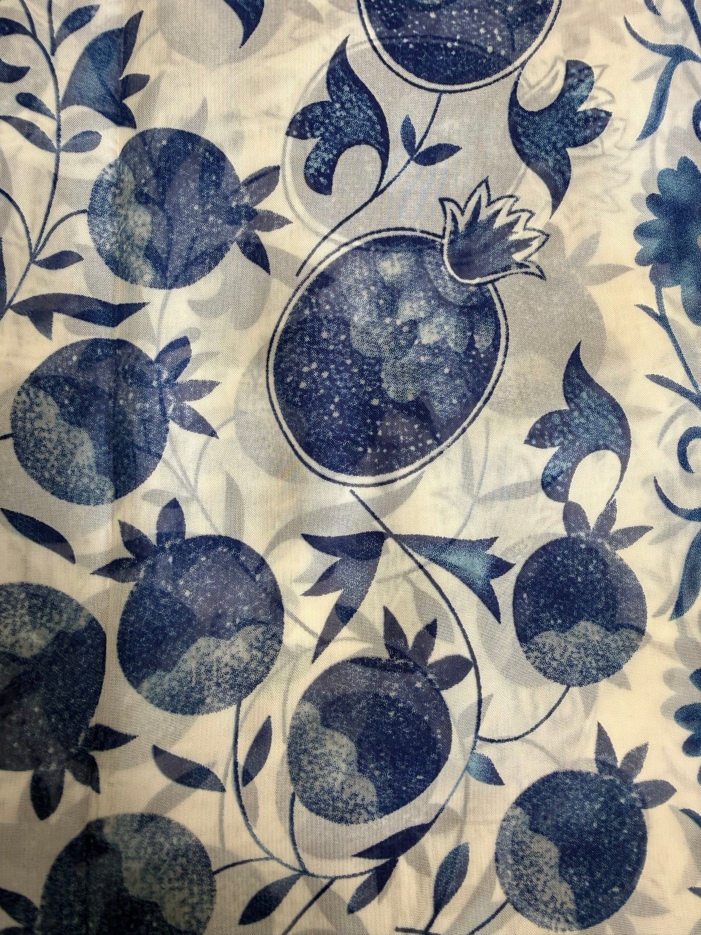 Anor ( pomegranate) printed chiffon scarf