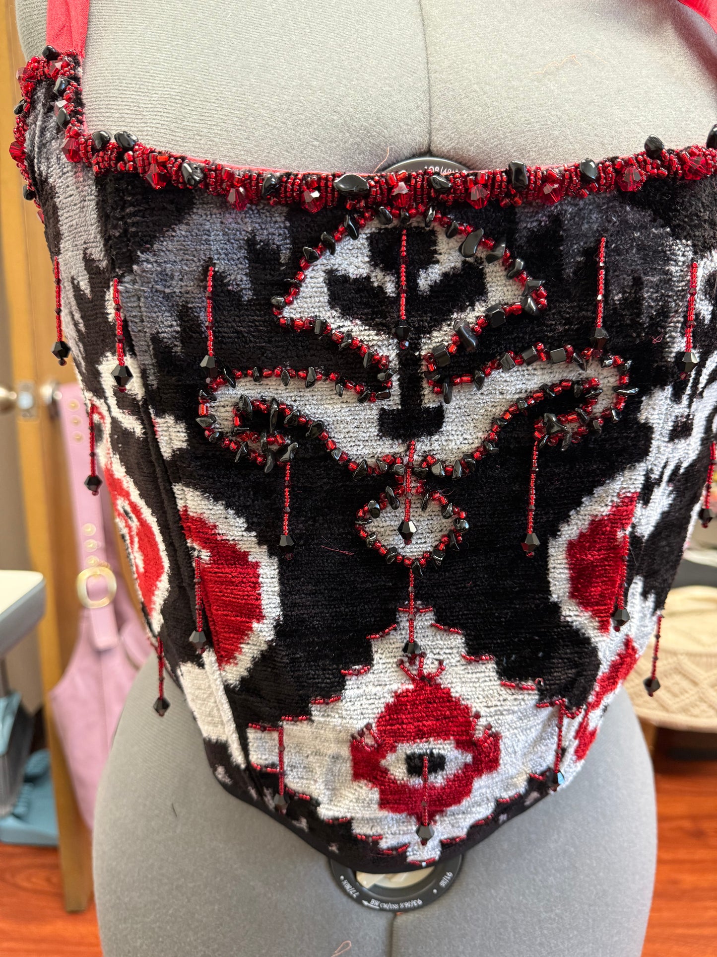 Red Angel Corset top